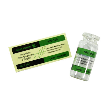 Transparent PVC 65mm Width Steroid Vial Labels With UV Printing
