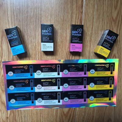 60mm High 300g/M2 Holographic Packaging Boxes For 10ml Bottle