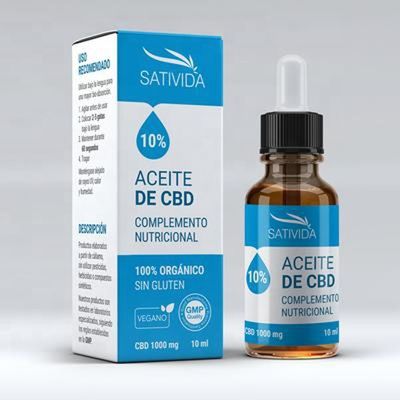 250g 10ml Bottle Packaging Box , CMYK Color Printed Rigid Boxes
