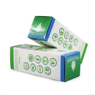 White Recycled 350gsm Biodegradable Cardboard Box Pantone Color