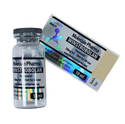 Hologram 10ml Vial Labels , Water Resistant Steroid Bottle Labels
