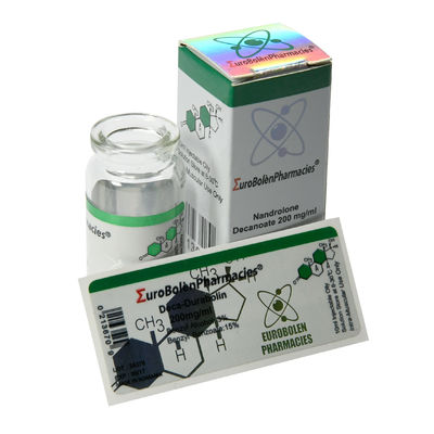 Embossed Printing 25mm Wide 10ml Vial Labels For Steroid Sustanon 250