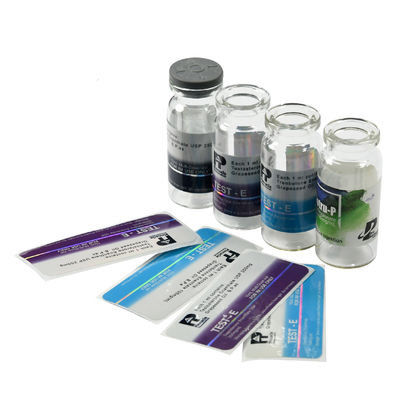 Strong Adhesive 25x60mm Hologram 10ml Vial Labels For Primobolan 100mg/Ml