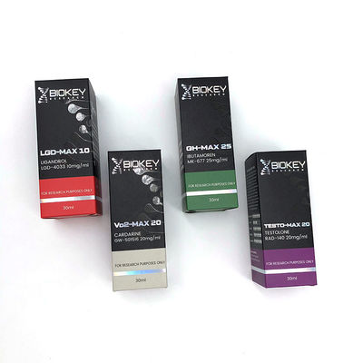 350gsm Art Paper 10ml Bottle Packaging Box Pantone Color for Medicine