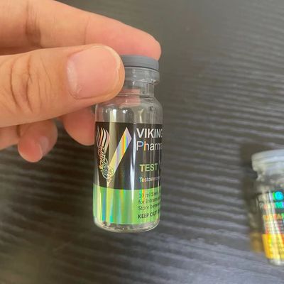 Art Paper CMYK Color Pharmaceutical Steroid Vial Labels ISO Approved