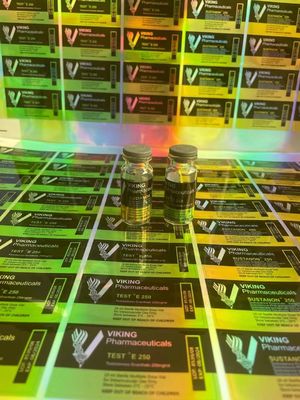 Art Paper CMYK Color Pharmaceutical Steroid Vial Labels ISO Approved