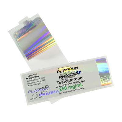 Anti Fake 15ml Bottle Labels , PMS Color Waterproof Bottle Labels