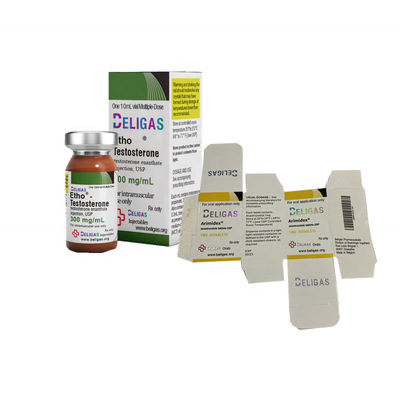 ODM Glossy Lamination Small Vial Labels Adhesive For Testosterone