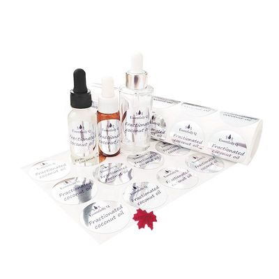 Self Adhesive Oilproof Vinyl Holographic Stickers For 10ml Vial