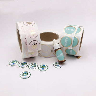 Self Adhesive Oilproof Vinyl Holographic Stickers For 10ml Vial