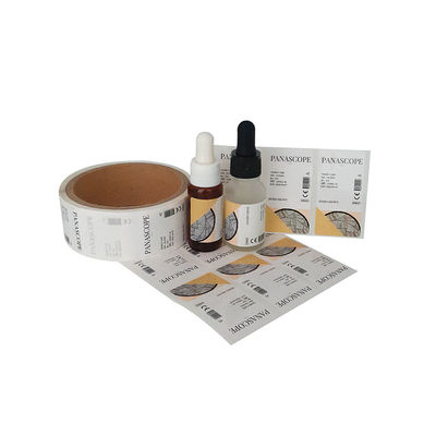 Self Adhesive Oilproof Vinyl Holographic Stickers For 10ml Vial