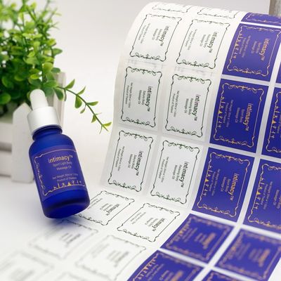 UV Printing Prescription Pill Bottle Label ISO14001 Certification