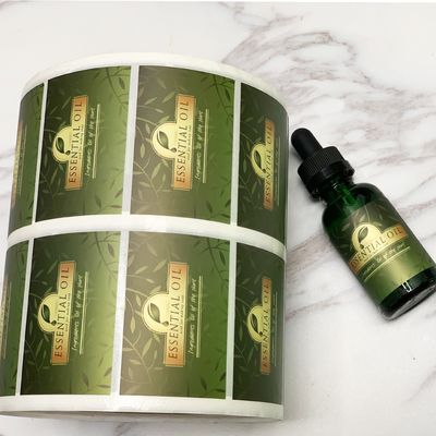 UV Printing Prescription Pill Bottle Label ISO14001 Certification