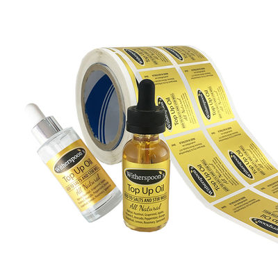 UV Printing Prescription Pill Bottle Label ISO14001 Certification
