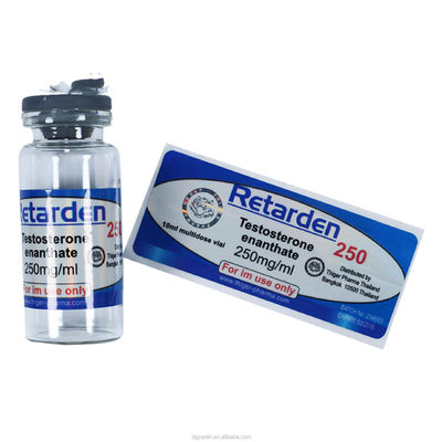 Anti Fake Printing 30x84mm Glass Vial Labels For Medicine Bottle