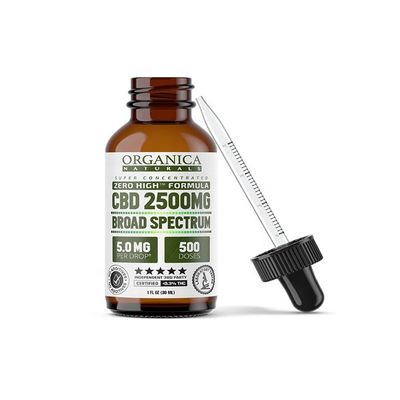 Vinyl Paper Glass Vial Labels , Offset Printing Cbd Bottle Label