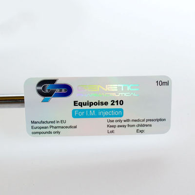 Recycled 10ml Vial Labels 25*60mm Holographic Security Stickers