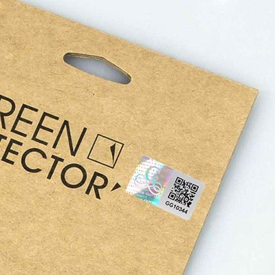 3D Anti Fake Hologram Vial Label Strong Adhesive For Seal Boxes