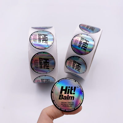 Glossy Finishing 2x2cm Tamper Proof Hologram Stickers For Security