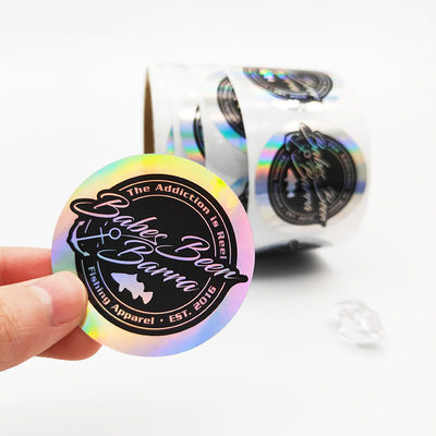 Glossy Finishing 2x2cm Tamper Proof Hologram Stickers For Security