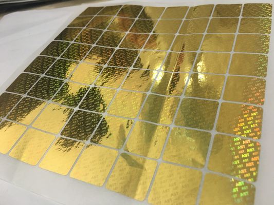 Anti Counterfeit Hologram Vial Label Digital Printing Hologram Vial Label