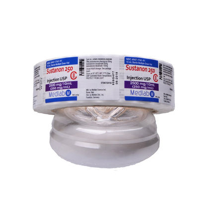 Glossy Adhesive 60mm Length Vinyl Bottle Labels With Offset Printing