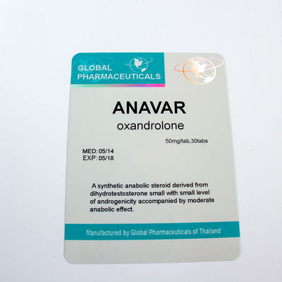 UV Printing 3.6x7.5cm Security Hologram Stickers For Pill Bottle