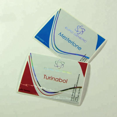 Glossy Lamination Pill Bottle Labels , 80mm Wide Pharmaceutical Vial Labels