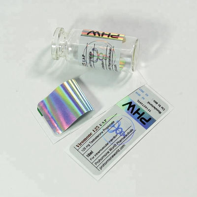 Glossy Lamination Pill Bottle Labels , 80mm Wide Pharmaceutical Vial Labels