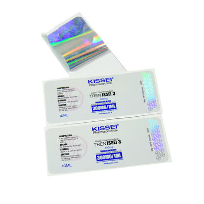 Oilproof 7.8cm Width Security Hologram Labels For Medicine Bottle