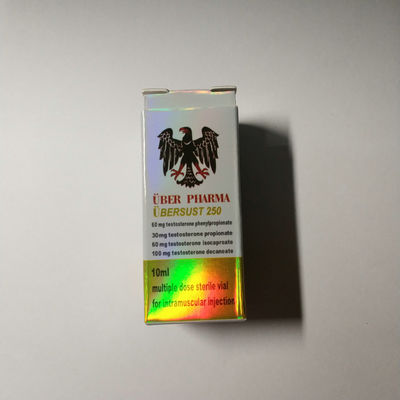 Collapsible Holographic 300g/M2 Printed Cardboard Boxes For 10ml Bottle