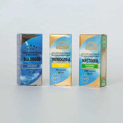Embossing 10ml Vial Boxes , 5mm Length Small Packaging Box