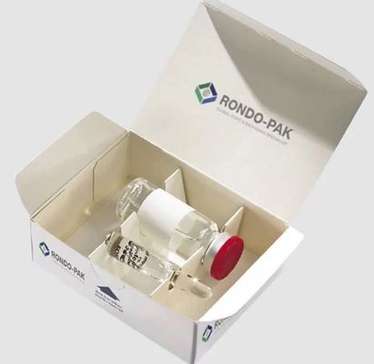 400gsm Cardboard Foldable Boxes , 8cm Height Medical Packaging Box