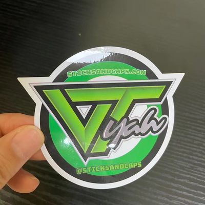 Strong Adhesive Glossy Lamination PVC Vinyl Sticker Freezing Resistant