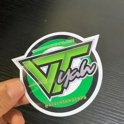 Strong Adhesive Glossy Lamination PVC Vinyl Sticker Freezing Resistant