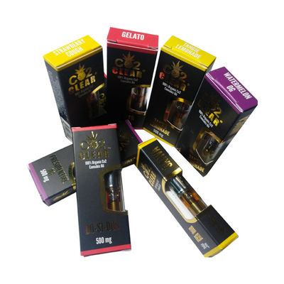 Hologram 300g/M2 Cardboard Packaging Box 0.45mm Thickness With PVC Window