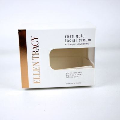 Recyclable 50mm Length Cosmetics Packaging Boxes For Face Cream