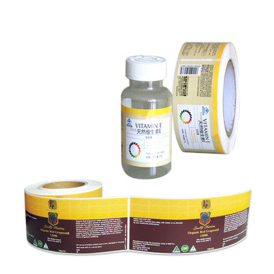 PET Steroid Vial Labels 0.06mm Thickness Pharmacy Labels Stickers