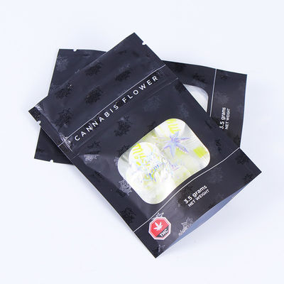 UV Holographic Laminated Ziplock Pouch , Reusable Aluminum Foil Hologram Bags For Oral Tablets