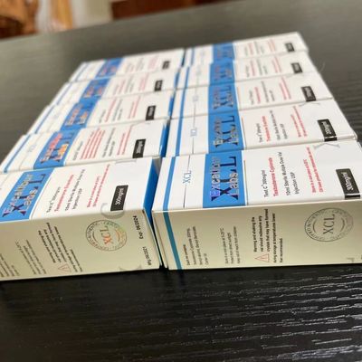 Silver Hologram Foil Glossy 300gsm Cardboard 10 Vial Boxes For Steroids