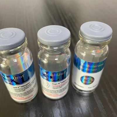 Strong Adhesive Laser Paper Hologram 10ml Vial Labels With Matched Boxes