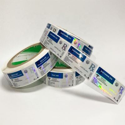 Pharmaceutical Test Cypionate 250mg Hologram 10ml Vial Labels