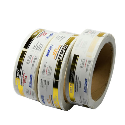 CMYK Printing Self Adhesive Polyester Labels For 10ml Vial