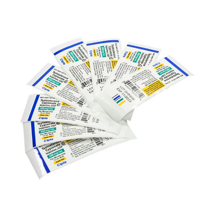 Gold Stamping Die Cut 10ml 20ml 30ml Steroid Vial Labels