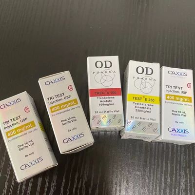 CAXXIS Pharmaceutical Laser Cardboard 325gsm Hologram 10ml Bottle Boxes