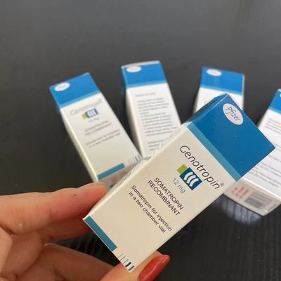 Custom Brand Pfizer Genotropin Somatropin cardboard 300gsm Paper Boxes With Matched Labels